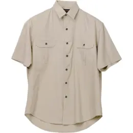 Stone Mens Plain Bush Shirt